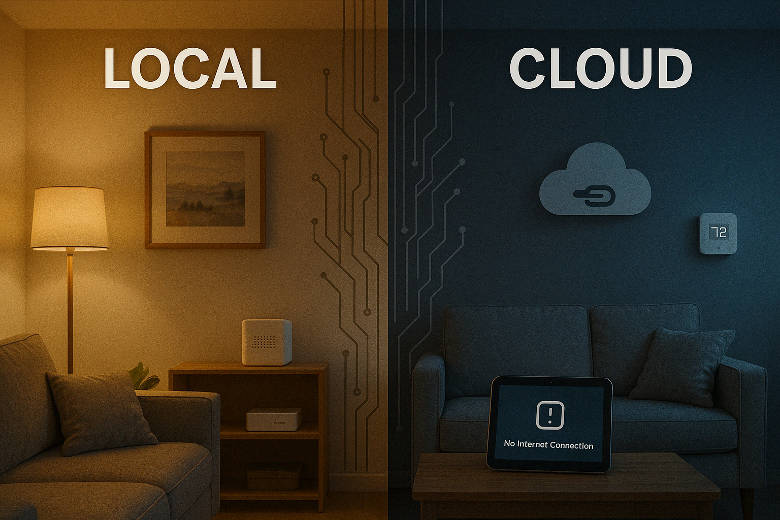 Local vs. Cloud Controlled devices